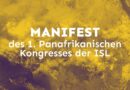 Manifest des 1. Panafrikanischen Kongresses der ISL Manifest des 1. Panafrikanischen Kongresses der ISL